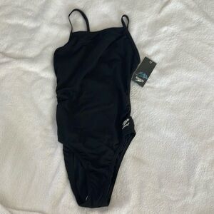 NWT Speedo Endurance competition, racing, practice suit team black 38 or 12 nwt